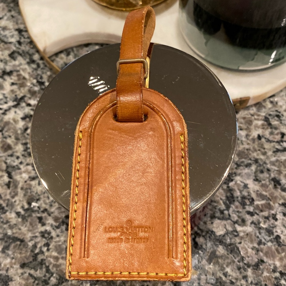 Authentic Louis Vuitton Luggage Tag